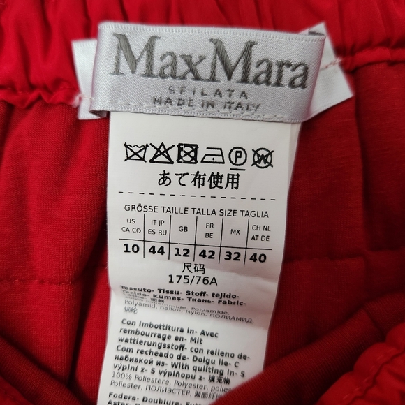 Max Mara | Kim Box Padded Quilted Zip Hem Mini Skirt - Size US 10 - Picture 9 of 10